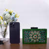 Gorgeous Green Acrylic Rhinestones Clutch Evening Bag