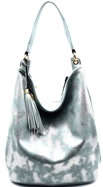 Green Chic and Casual Hobo Shoulder Bag