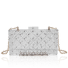 Transparent Clutch Adorned with Numerous Fake Diamond