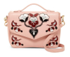 Embroidery PU Leather Envelope Crossbody Bag