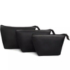 Black Large Capacity Cosmetic Bag in different sizes