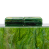 Fantastic Acrylic Green Clutch Glitering like Nebula