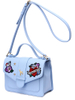 Embroidery PU Leather Envelope Crossbody Bag