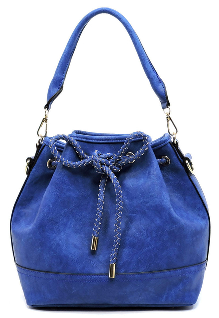 Stylish Drawstring Crossbody PU Leather Bag Series