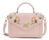 Embroidery PU Leather Envelope Crossbody Bag