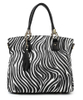 Zebra Pattern Tote Shoulder Shopper Bag Crossbody Bag