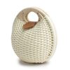 Adorable Round Straw Handheld Handbag