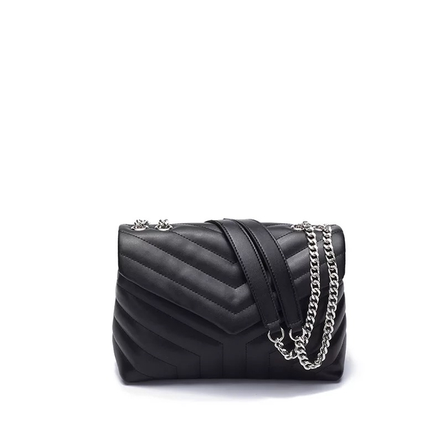 Timeless Sophisticated Quilted Leather Crossbody Handbag