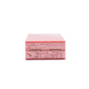 Chic Pink Patchwork Acrylic Evening Clutch