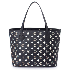 Elegant Black and White Flower Pattern Tote Bag