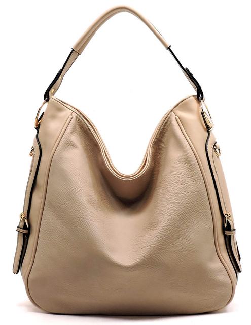 Camel Chic and Casual Hobo Shoulder Bag