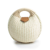 Adorable Round Straw Handheld Handbag