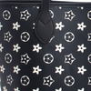 Elegant Black and White Flower Pattern Tote Bag