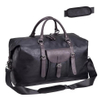 Durable Large Capacity Leather Nylon Duffel Travel Bag for Men