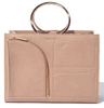 Elegant Plain Light Gold Bracelet Handbag Crossbody Bag