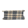 Classic Checkered Tote Bag with Coordinated Pouch