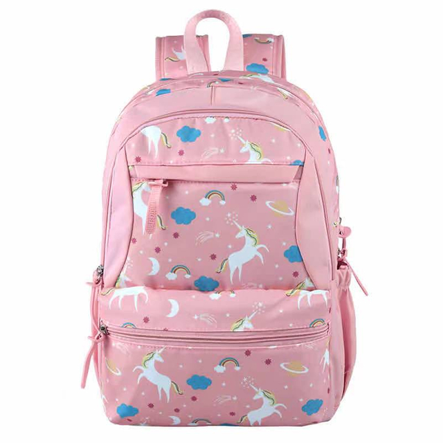 Printed Pattern Backpack Series for Teenager