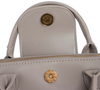 Mini Gray Dumpling-shaped Handheld Crossbody Handbag