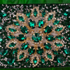 Gorgeous Green Acrylic Rhinestones Clutch Evening Bag