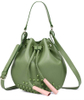 Stylish Drawstring Crossbody PU Leather Bag Series