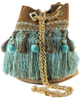 Attractive Crossbody Bag with Cute Pompom Ball and Tassel